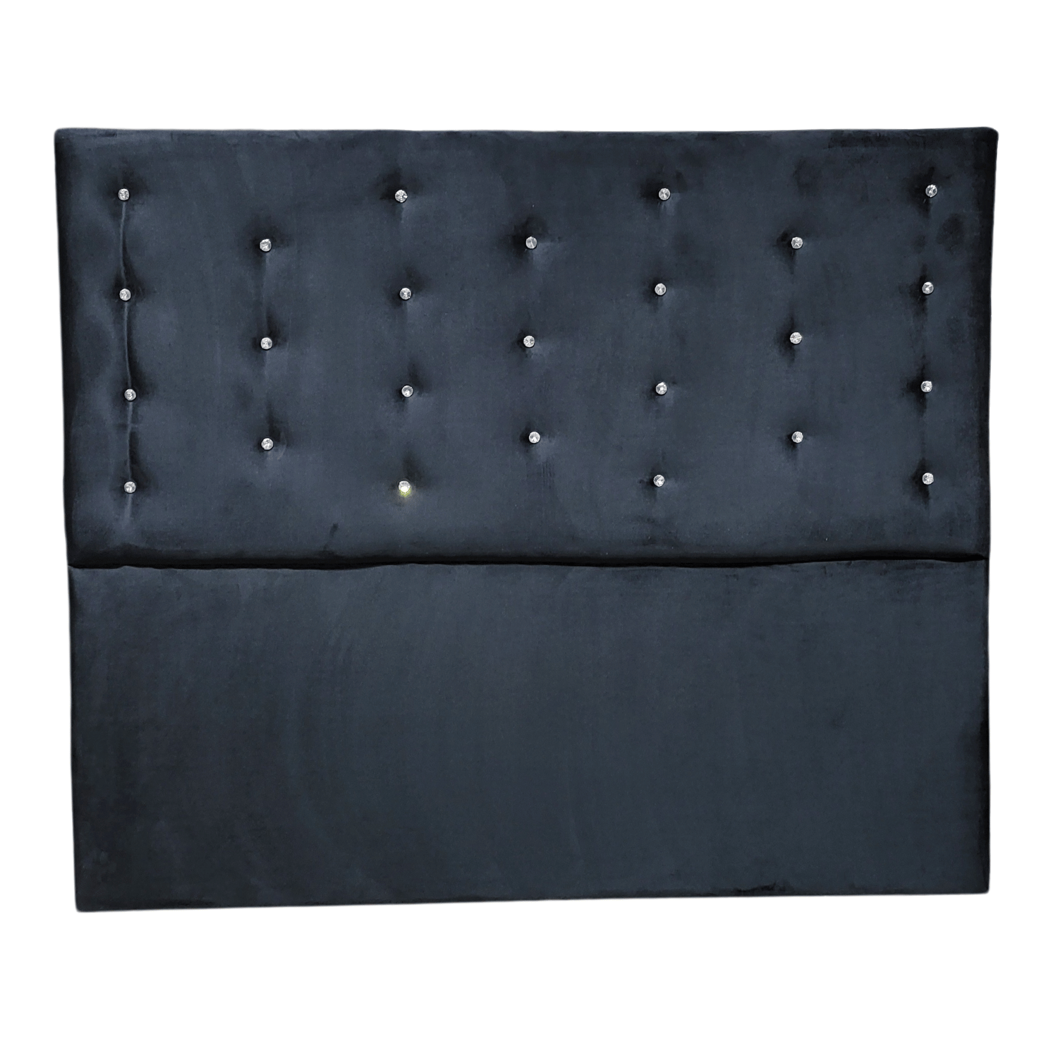 RESPALDO MUEBLES RIMAR A PISO DIAMANTE 2 PLAZAS FELPA NEGRO - 4