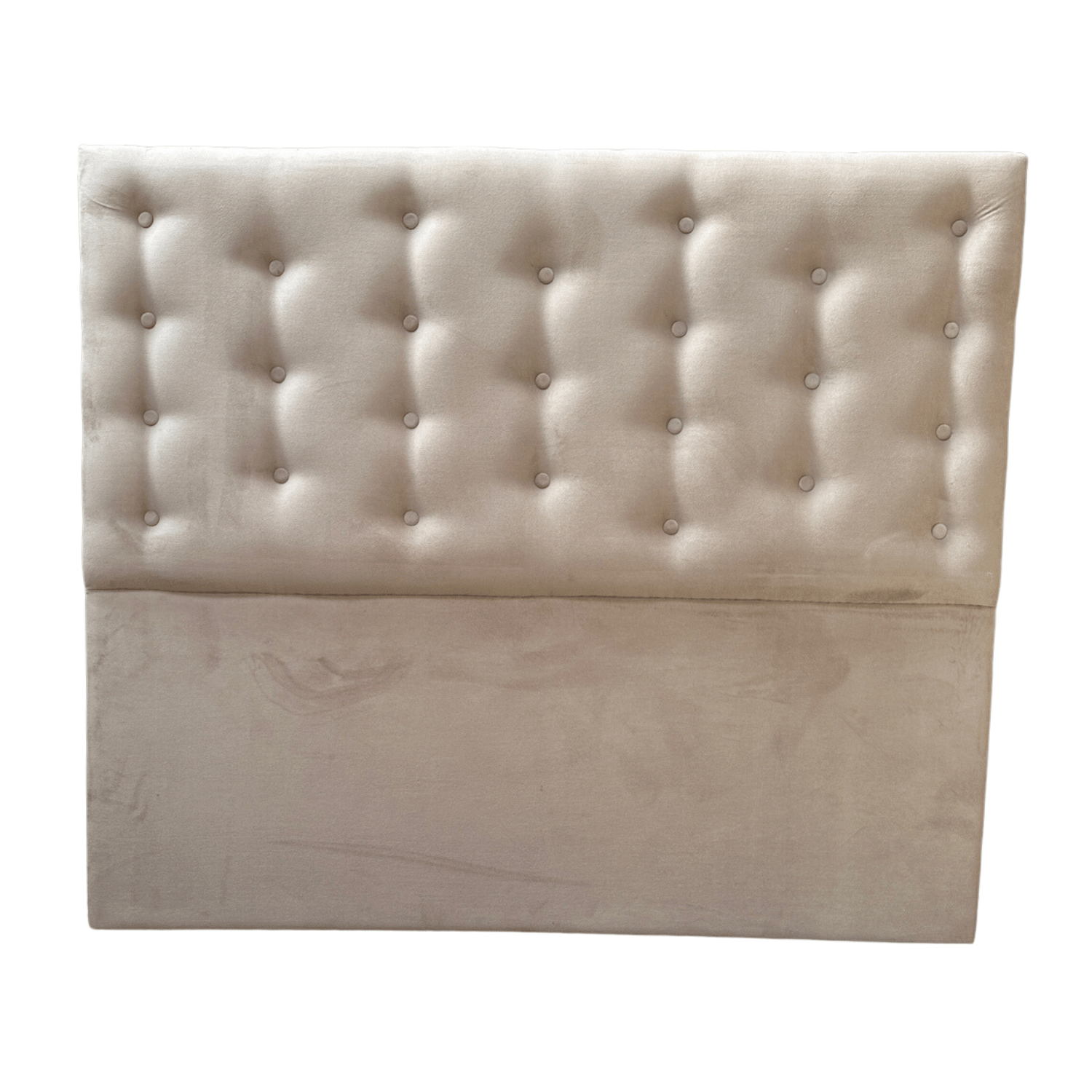 RESPALDO MUEBLES RIMAR A PISO 2 PLAZAS FELPA BEIGE - 1