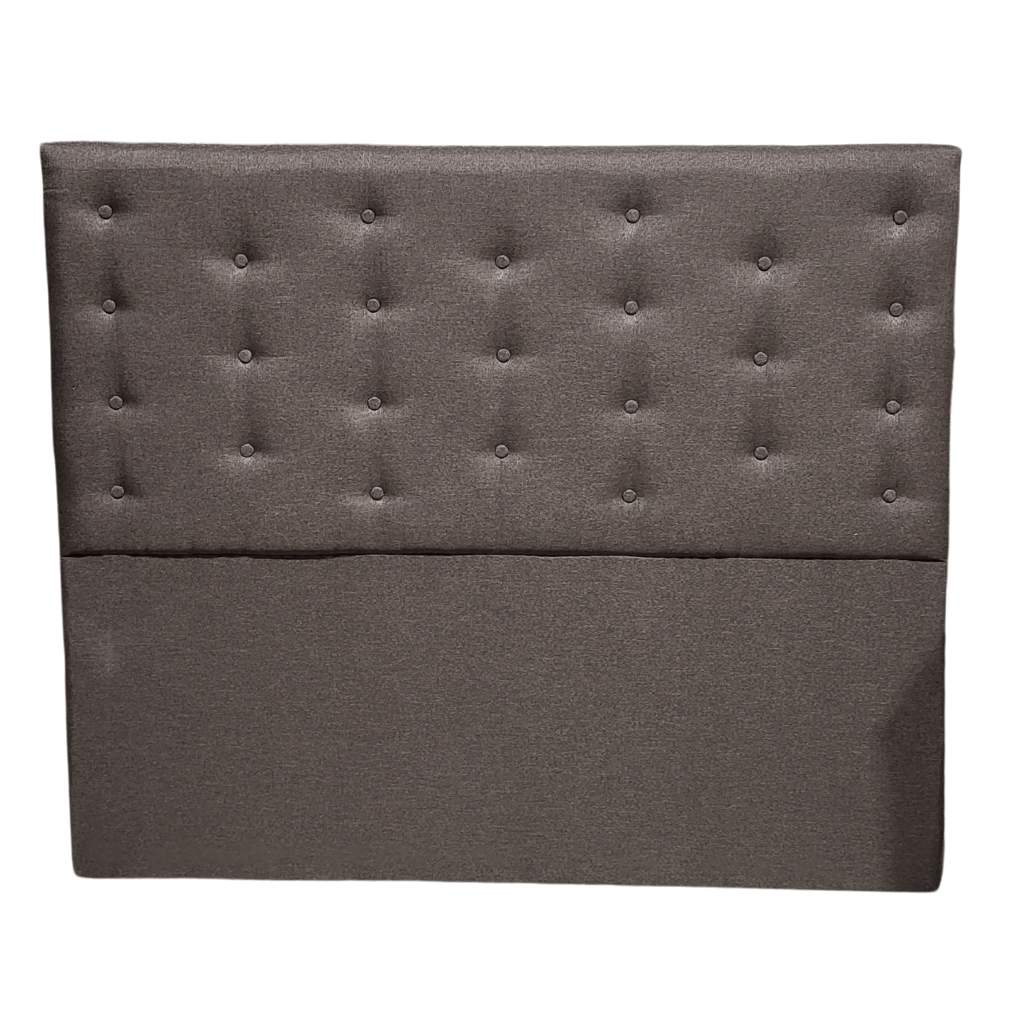 RESPALDO MUEBLES RIMAR A PISO 2 PLAZAS LINO CAFÉ - 1
