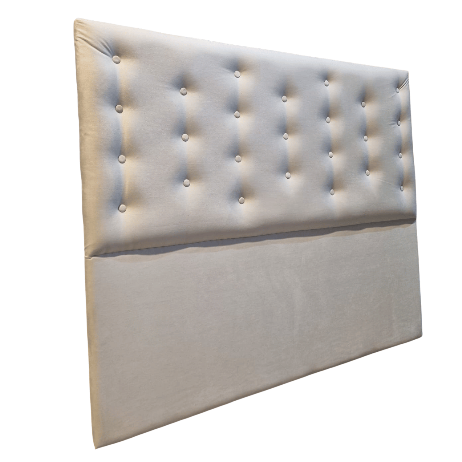 RESPALDO MUEBLES RIMAR A PISO 2 PLAZAS FELPA CRUDO - 2