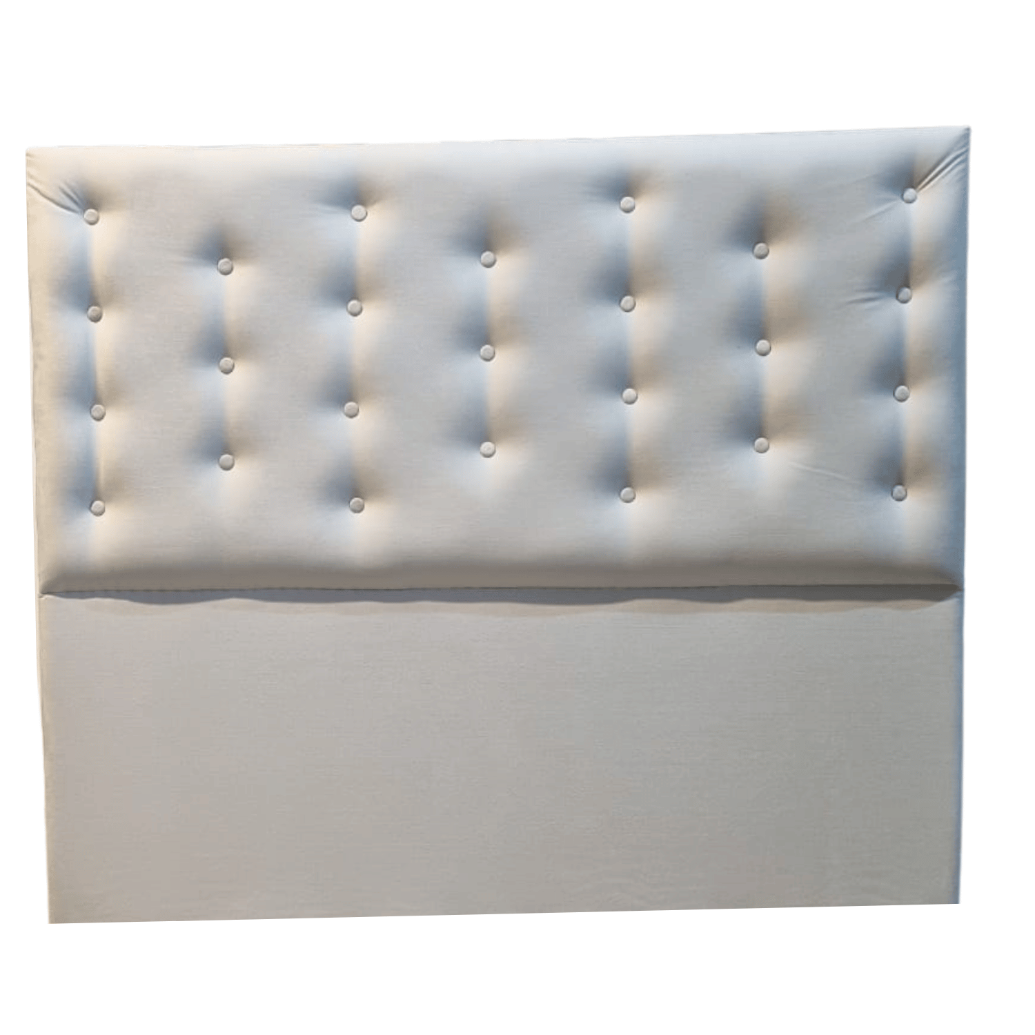 RESPALDO MUEBLES RIMAR A PISO 2 PLAZAS FELPA CRUDO - 4