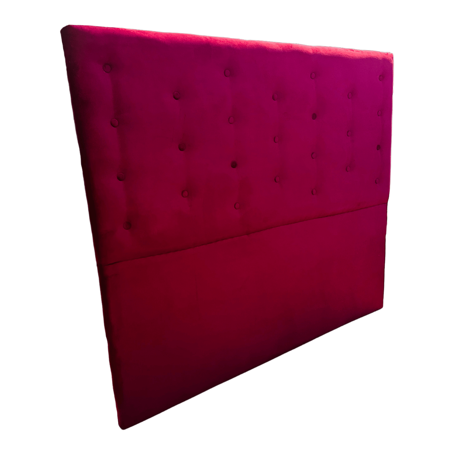 RESPALDO MUEBLES RIMAR A PISO 2 PLAZAS FELPA BURDEO - 2
