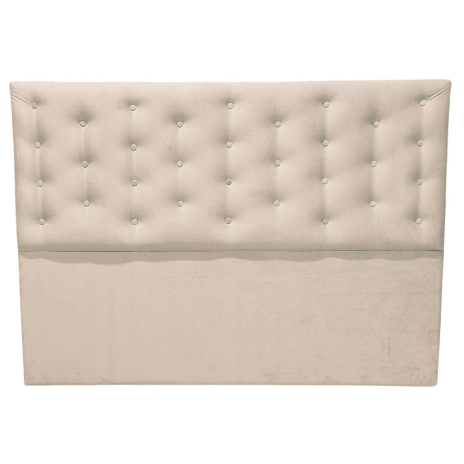 RESPALDO MUEBLES RIMAR A PISO KING FELPA BEIGE - 1
