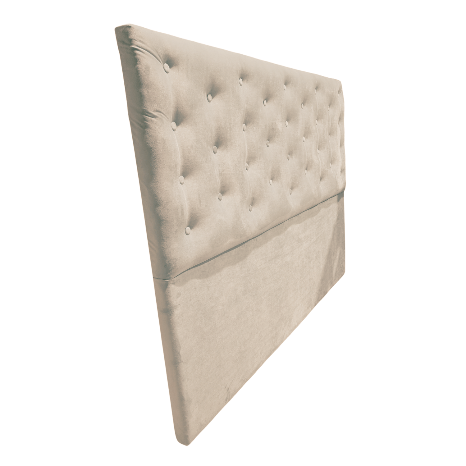 RESPALDO MUEBLES RIMAR A PISO KING FELPA BEIGE - 2