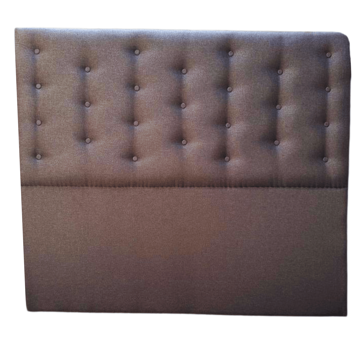 RESPALDO MUEBLES RIMAR A PISO 2 PLAZAS LINO CAFÉ MORO - 1