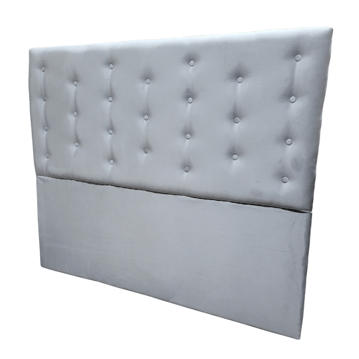 RESPALDO MUEBLES RIMAR A PISO 2 PLAZAS FELPA GRIS PARDO PERLA - 3