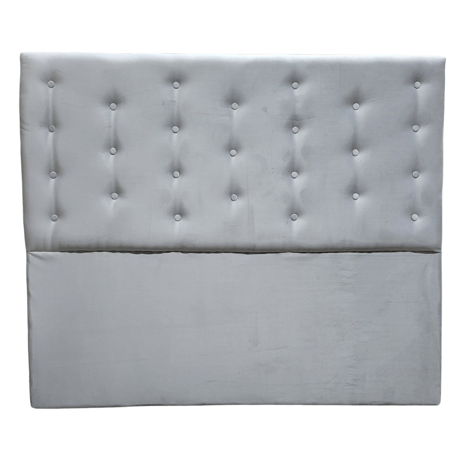 RESPALDO MUEBLES RIMAR A PISO 2 PLAZAS FELPA GRIS PARDO PERLA - 4