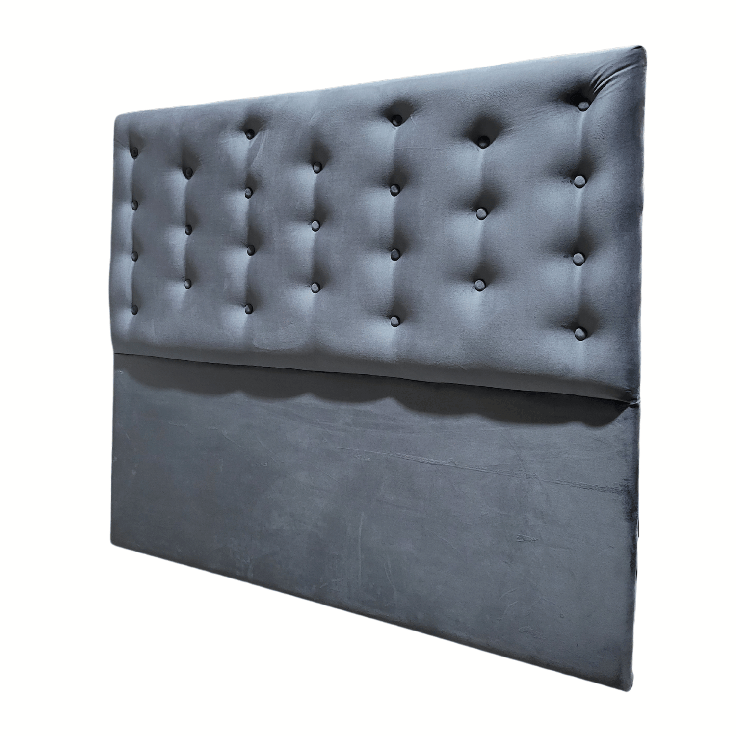 RESPALDO MUEBLES RIMAR A PISO 2 PLAZAS FELPA GRIS OSCURO - 3