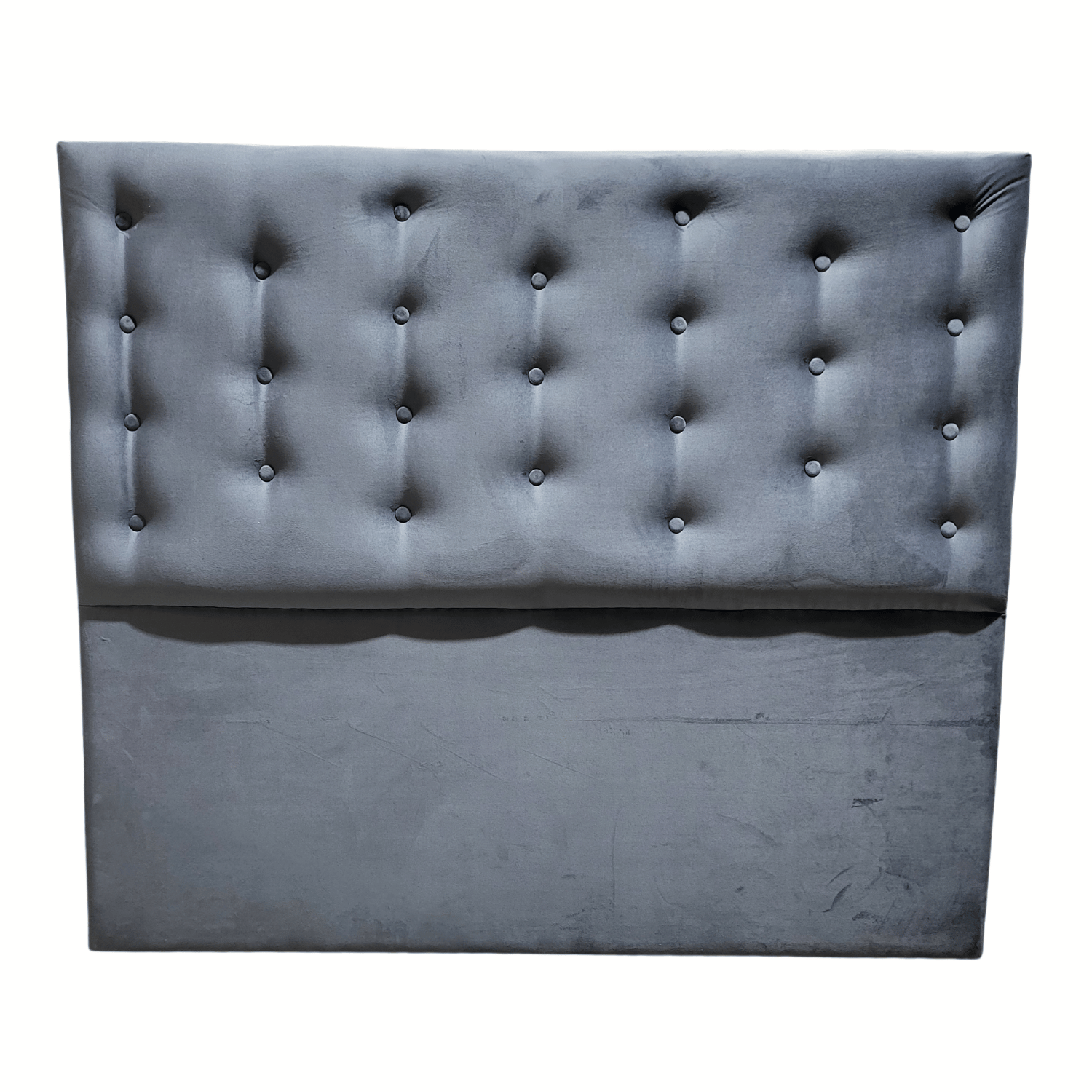 RESPALDO MUEBLES RIMAR A PISO 2 PLAZAS FELPA GRIS OSCURO - 4