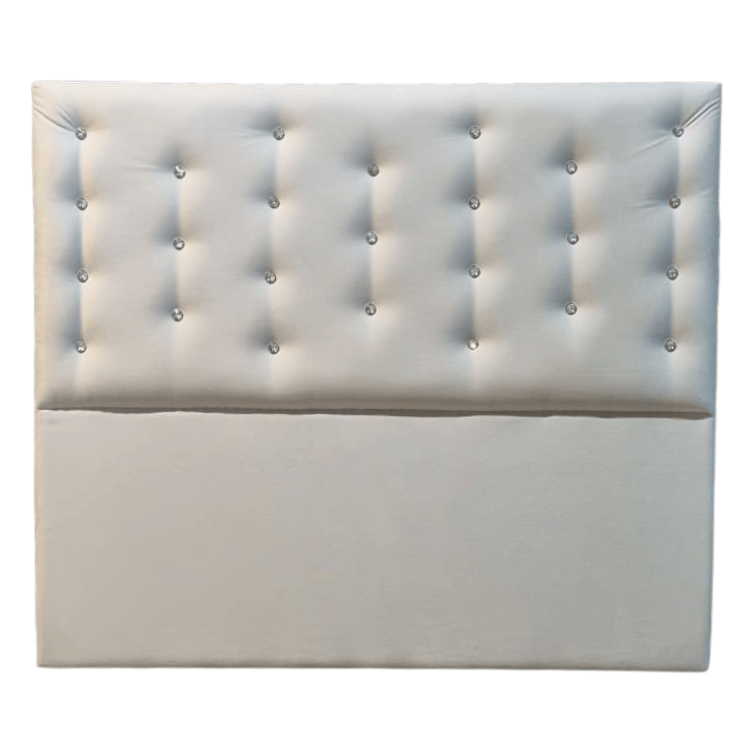 RESPALDO MUEBLES RIMAR A PISO DIAMANTE 2 PLAZAS FELPA CRUDO - 1