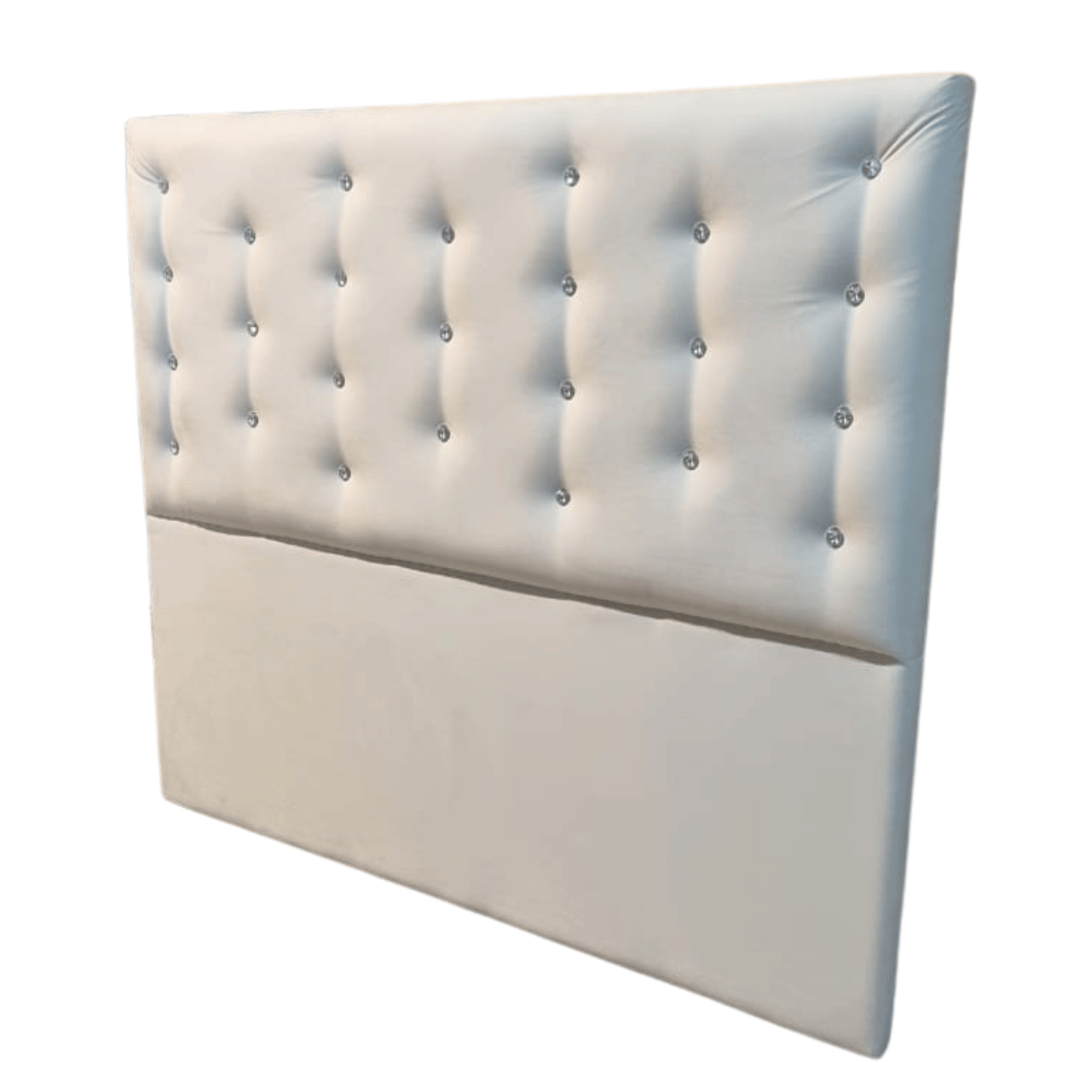 RESPALDO MUEBLES RIMAR A PISO DIAMANTE 2 PLAZAS FELPA CRUDO - 3
