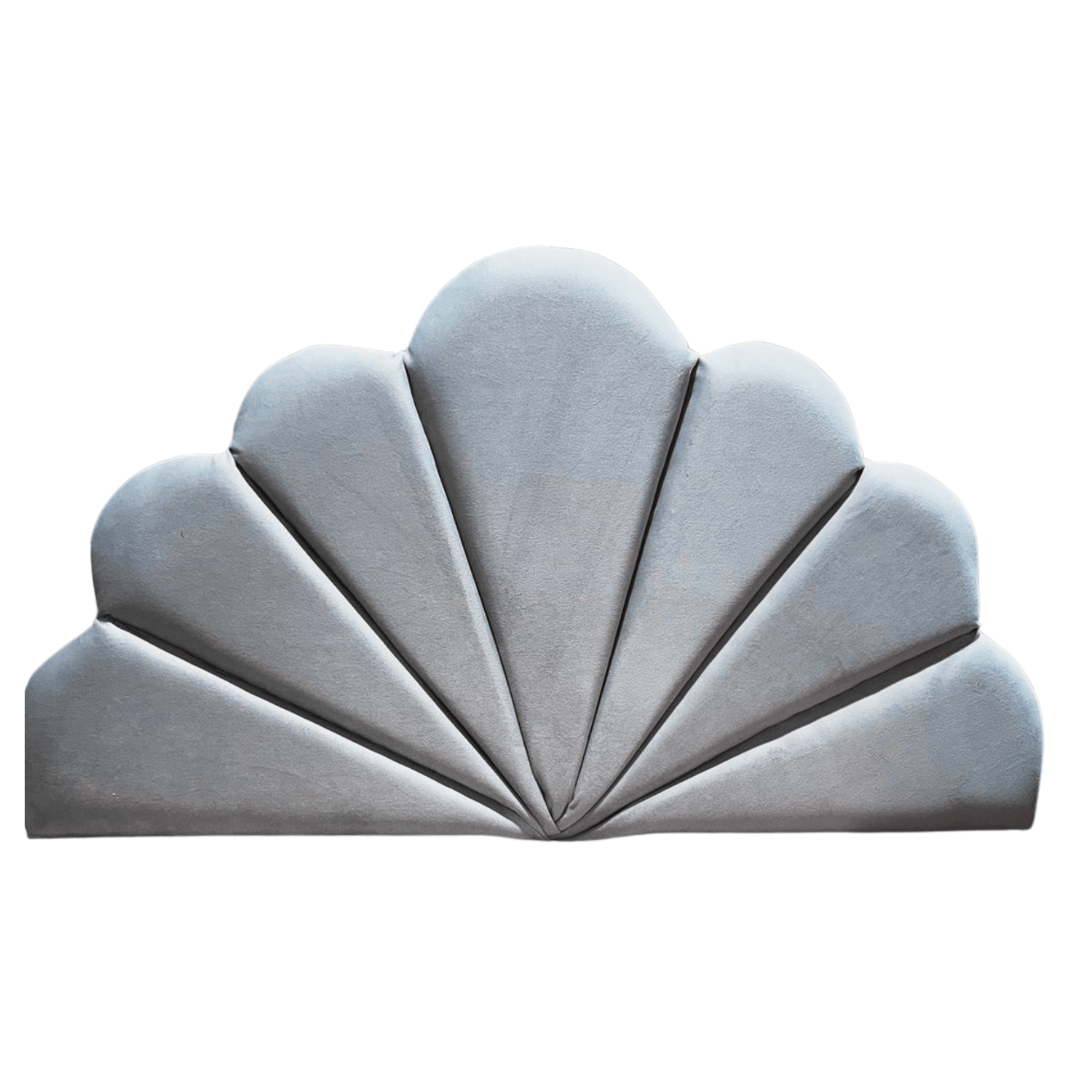RESPALDO MUEBLES RIMAR CORAL 1 PLAZA FELPA GRIS PERLA - 2