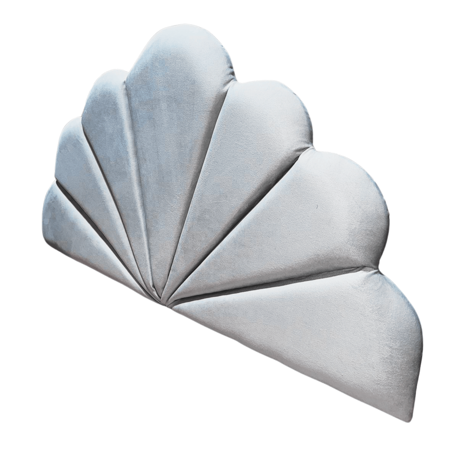 RESPALDO MUEBLES RIMAR CORAL 1 PLAZA FELPA GRIS PERLA - 4
