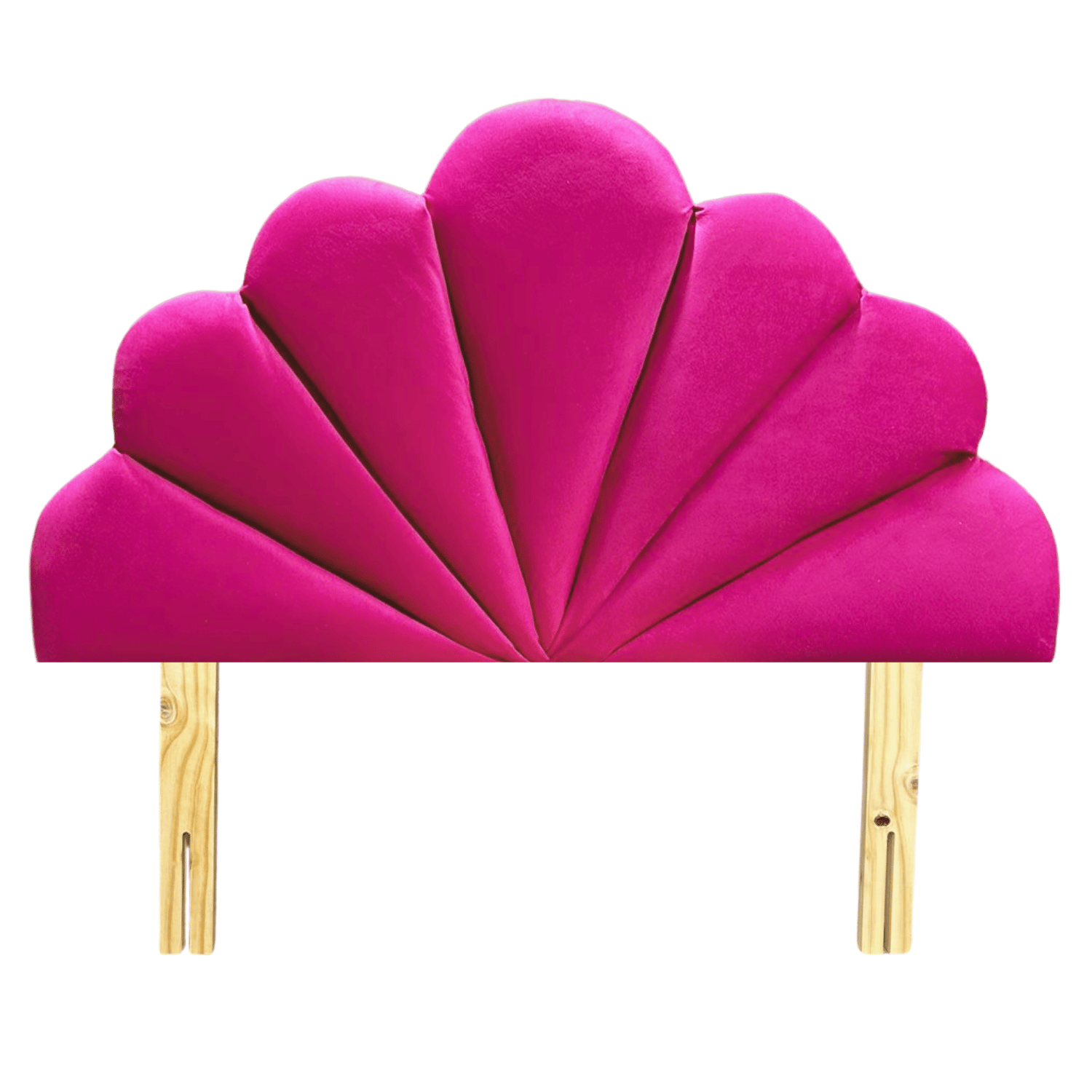 RESPALDO MUEBLES RIMAR CORAL 1 PLAZA FELPA FUCSIA - 1