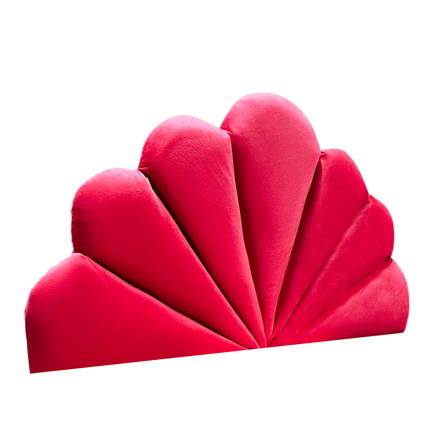 RESPALDO MUEBLES RIMAR CORAL 1 PLAZA FELPA ROJO - 3