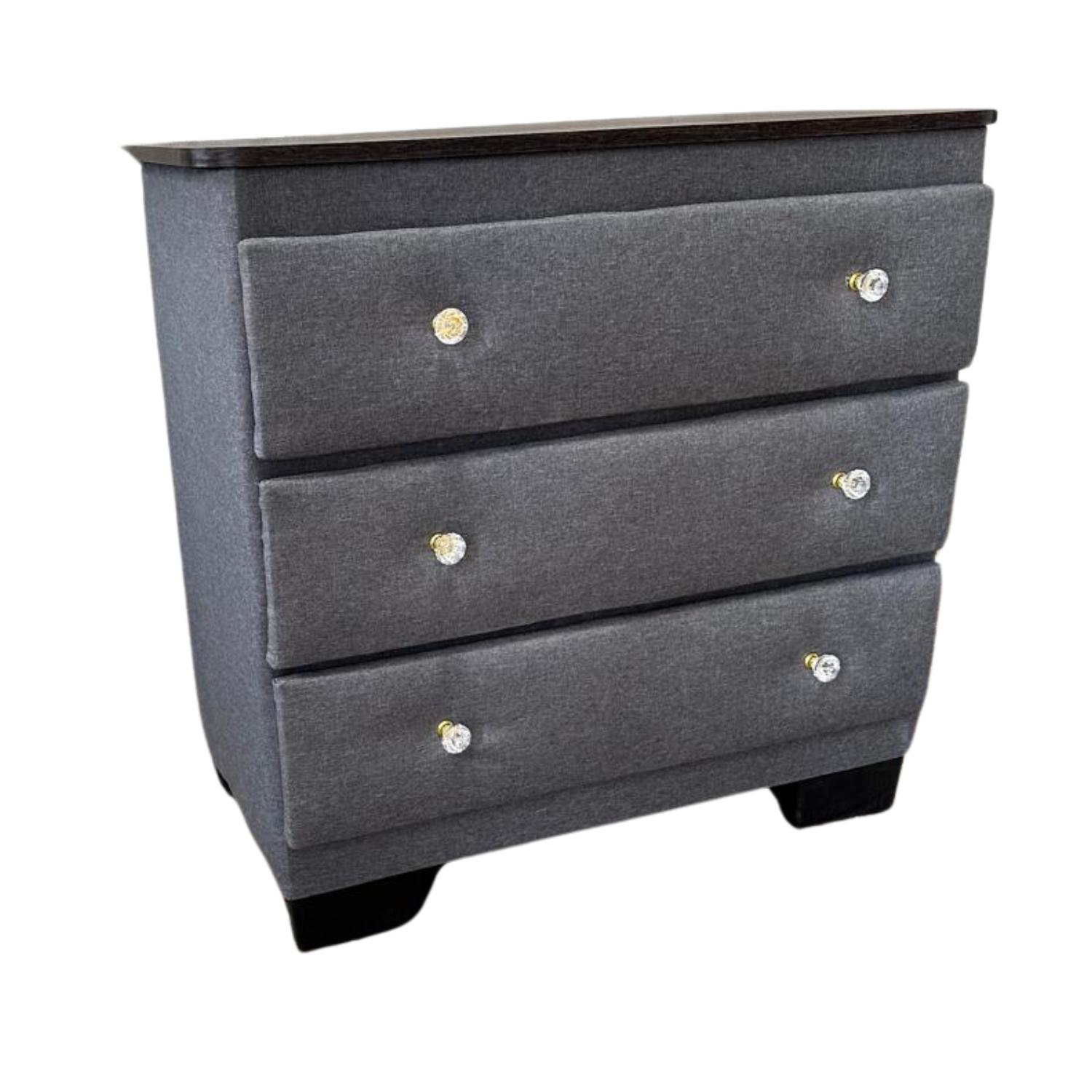 CÓMODA MUEBLES RIMAR 4 CAJONES GRIS LINO DIAMANTE - 4