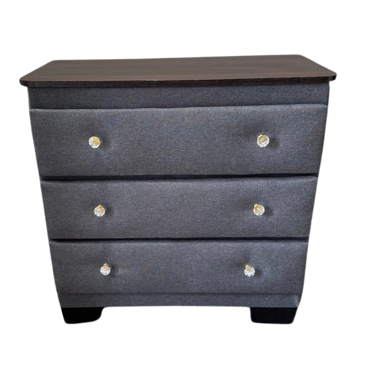 CÓMODA MUEBLES RIMAR 4 CAJONES GRIS LINO DIAMANTE - 5