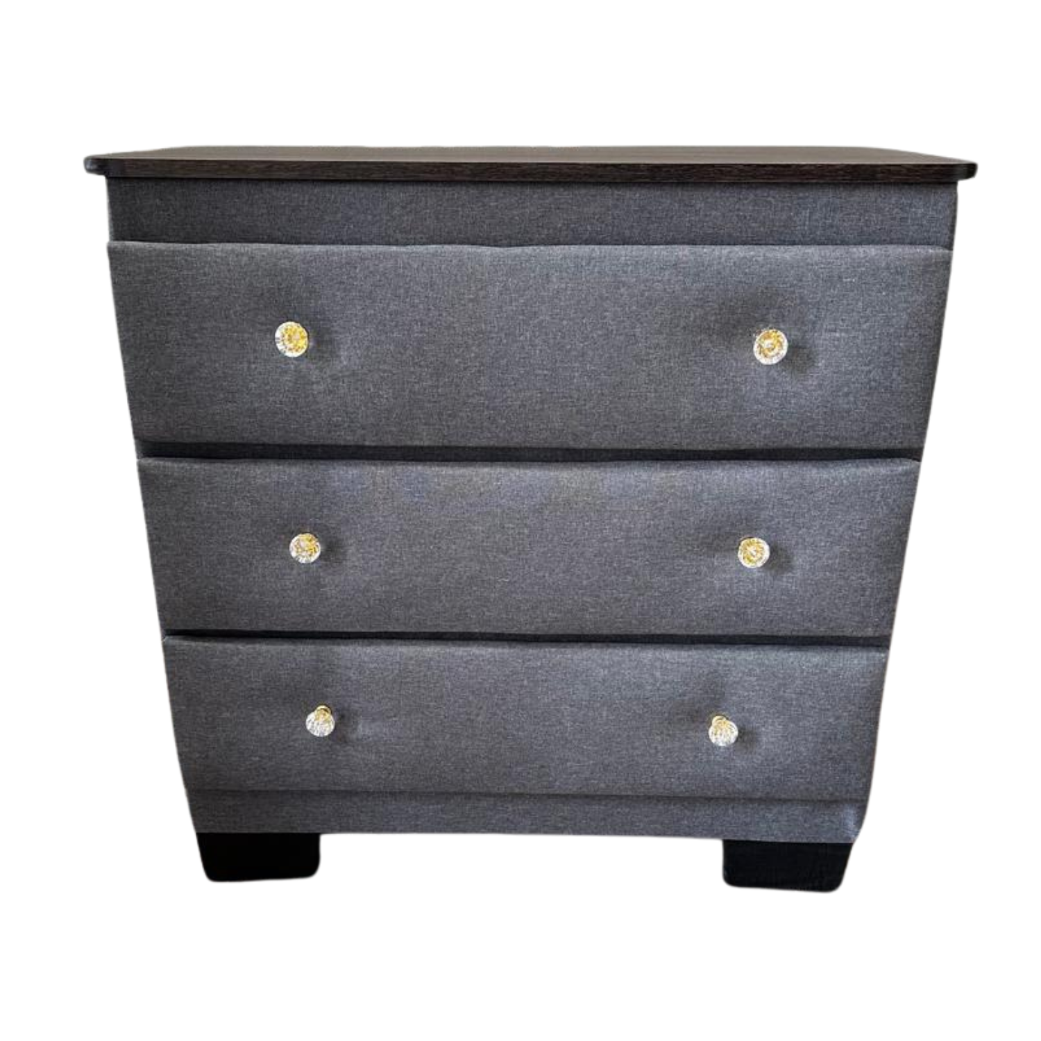 CÓMODA MUEBLES RIMAR 4 CAJONES GRIS LINO DIAMANTE - 6