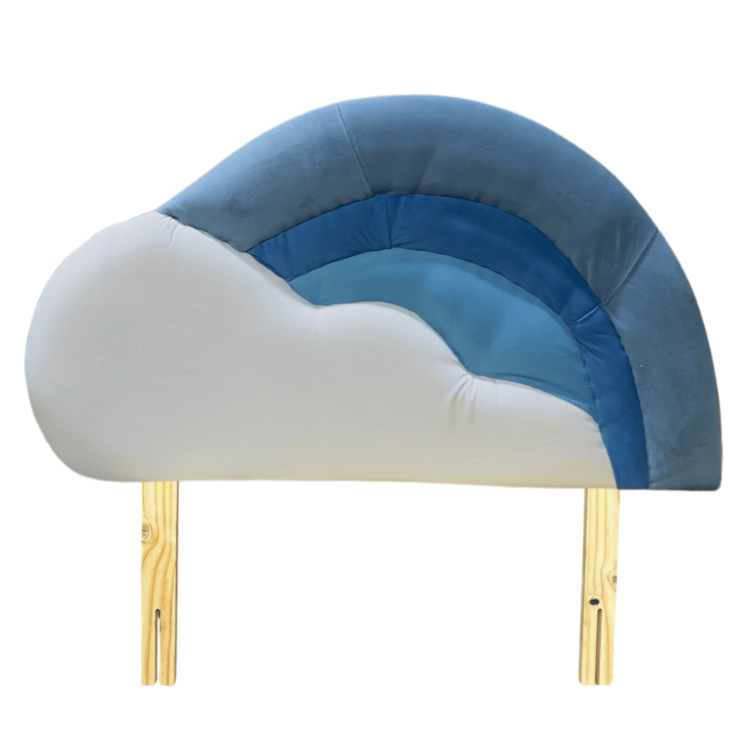 RESPALDO MUEBLES RIMAR ACOLCHADO NUBE 1.5 PLAZAS MULTICOLOR - 2
