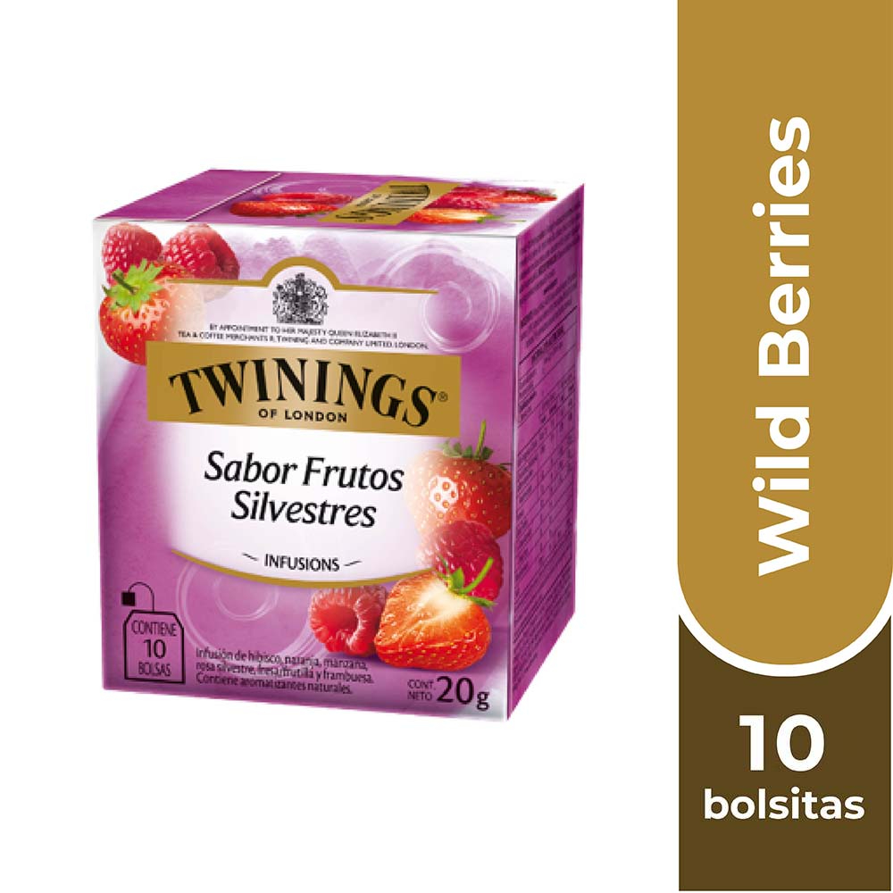 TWININGS TÉ WILD BERRIES X 10 BOLSITAS - 1