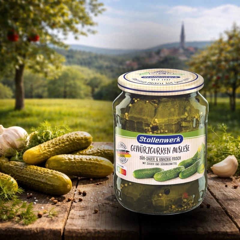 PEPINILLO SELECCIONADO VINAGRE STOLLENWERK 720 ML - 2