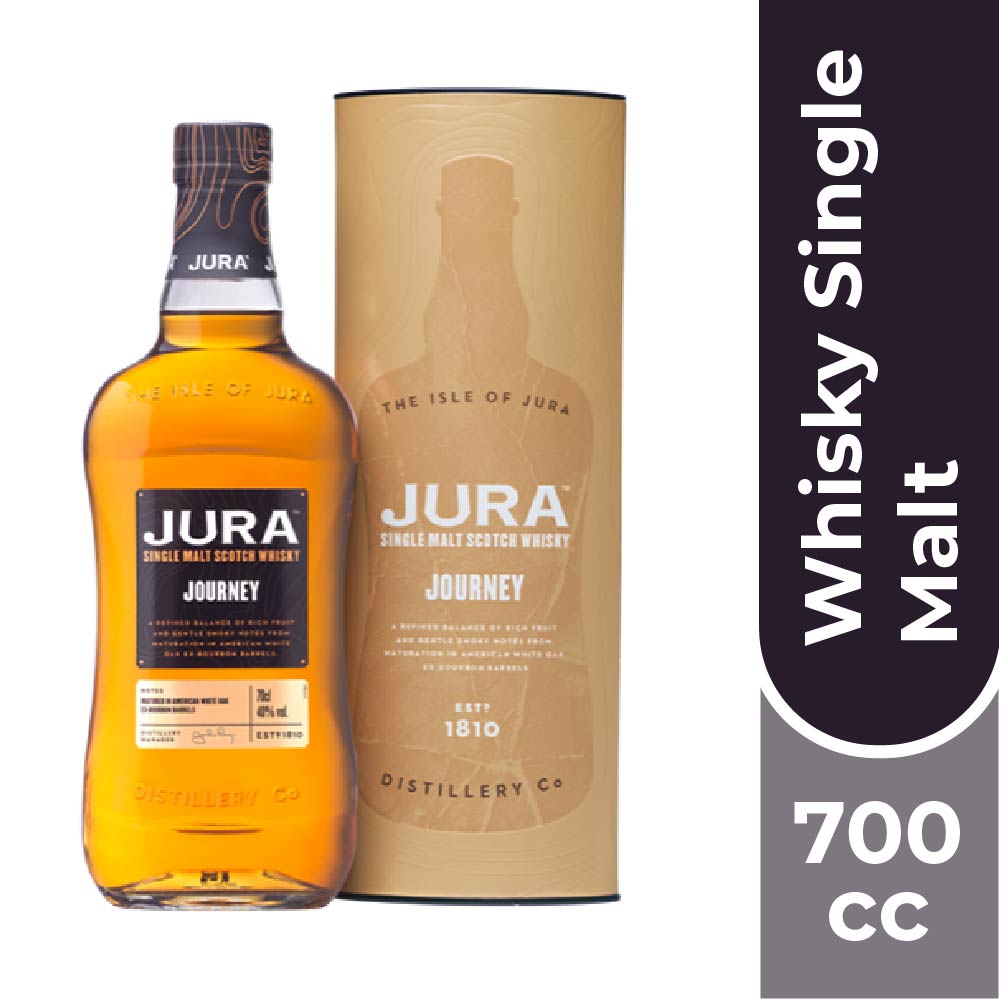 WHISKY JURA BOTELLA VIDRIO 700 CC JOURNEY MALT - 1