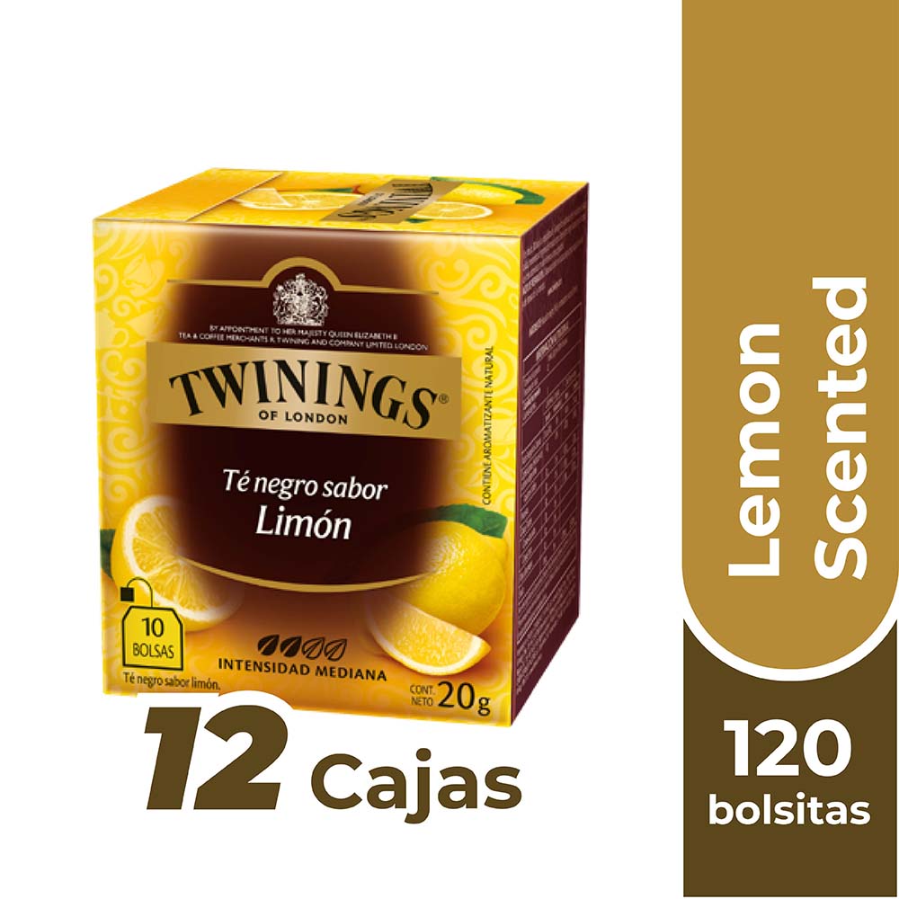 INFUSION TE TWININGS CAJA 120 BOLSITAS LEMON SCENTED - 1