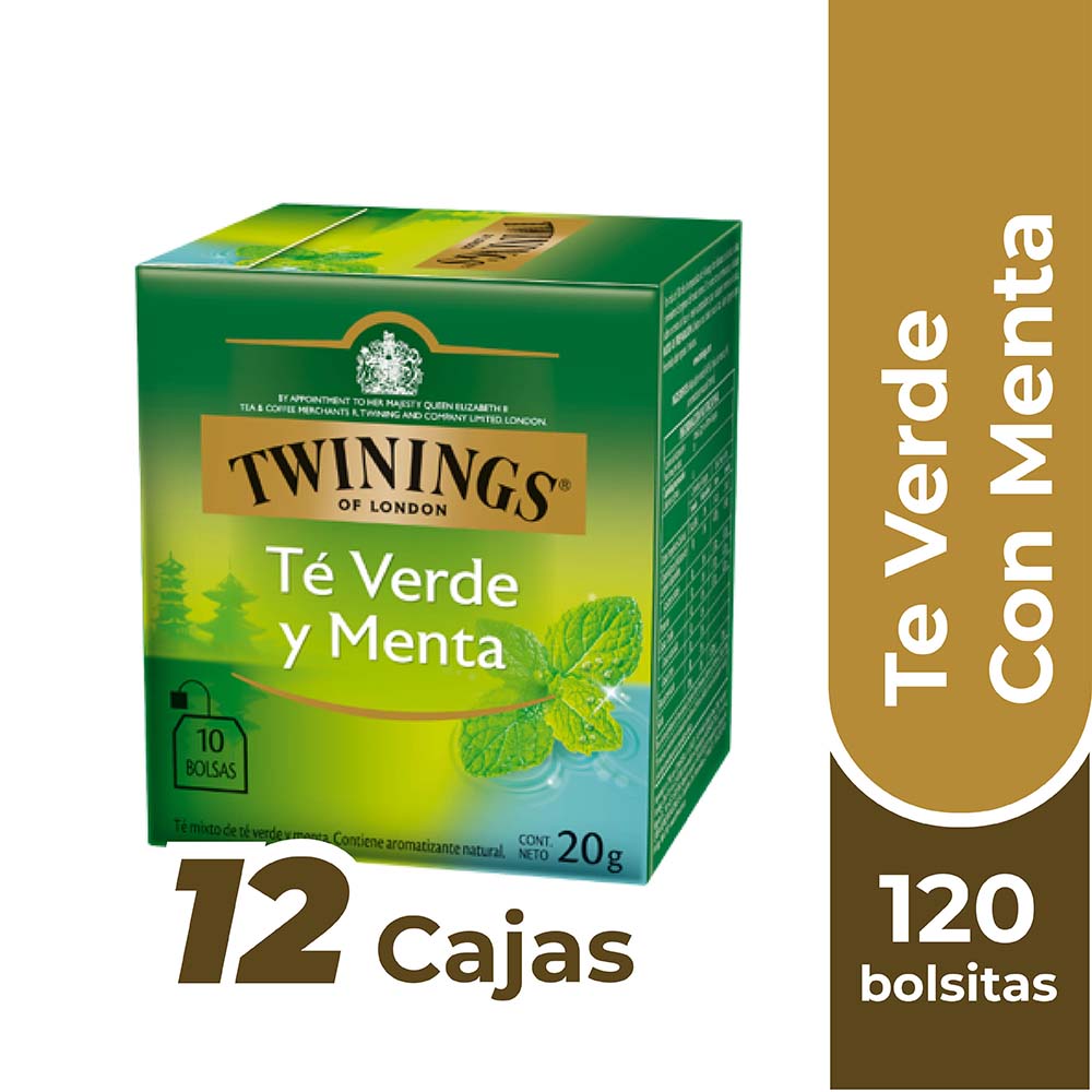 INFUSION TE TWININGS CAJA 120 BOLSITAS MENTA - 1