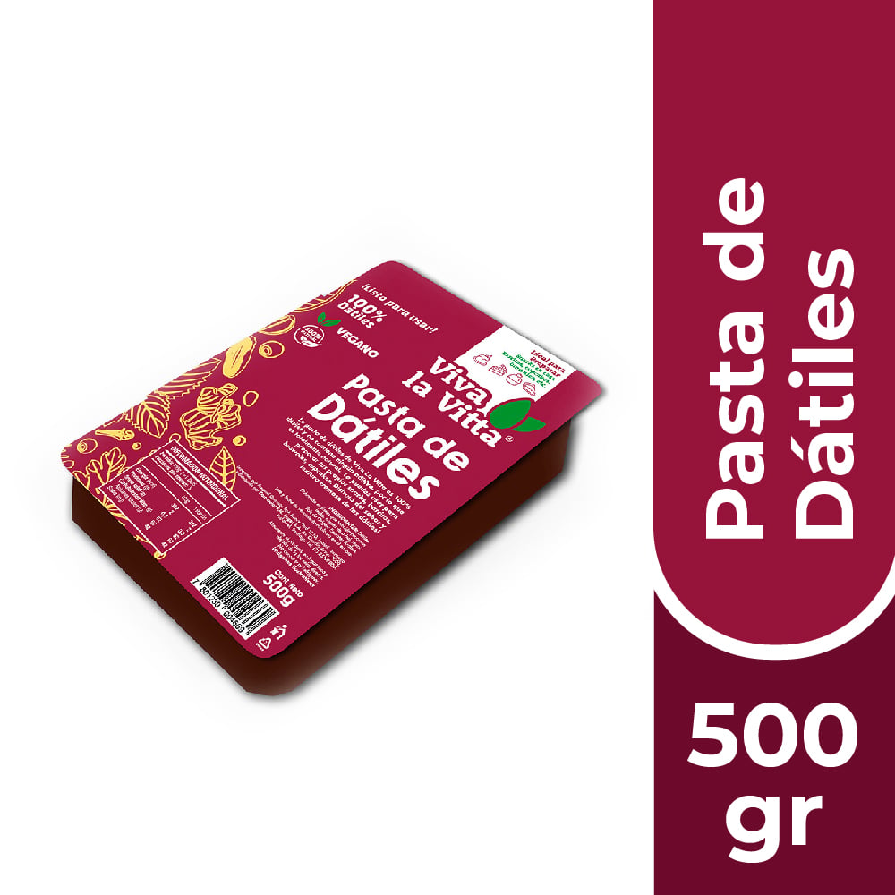 PASTA DE DÁTILES VIVA LA VITTA 500 GR - 1