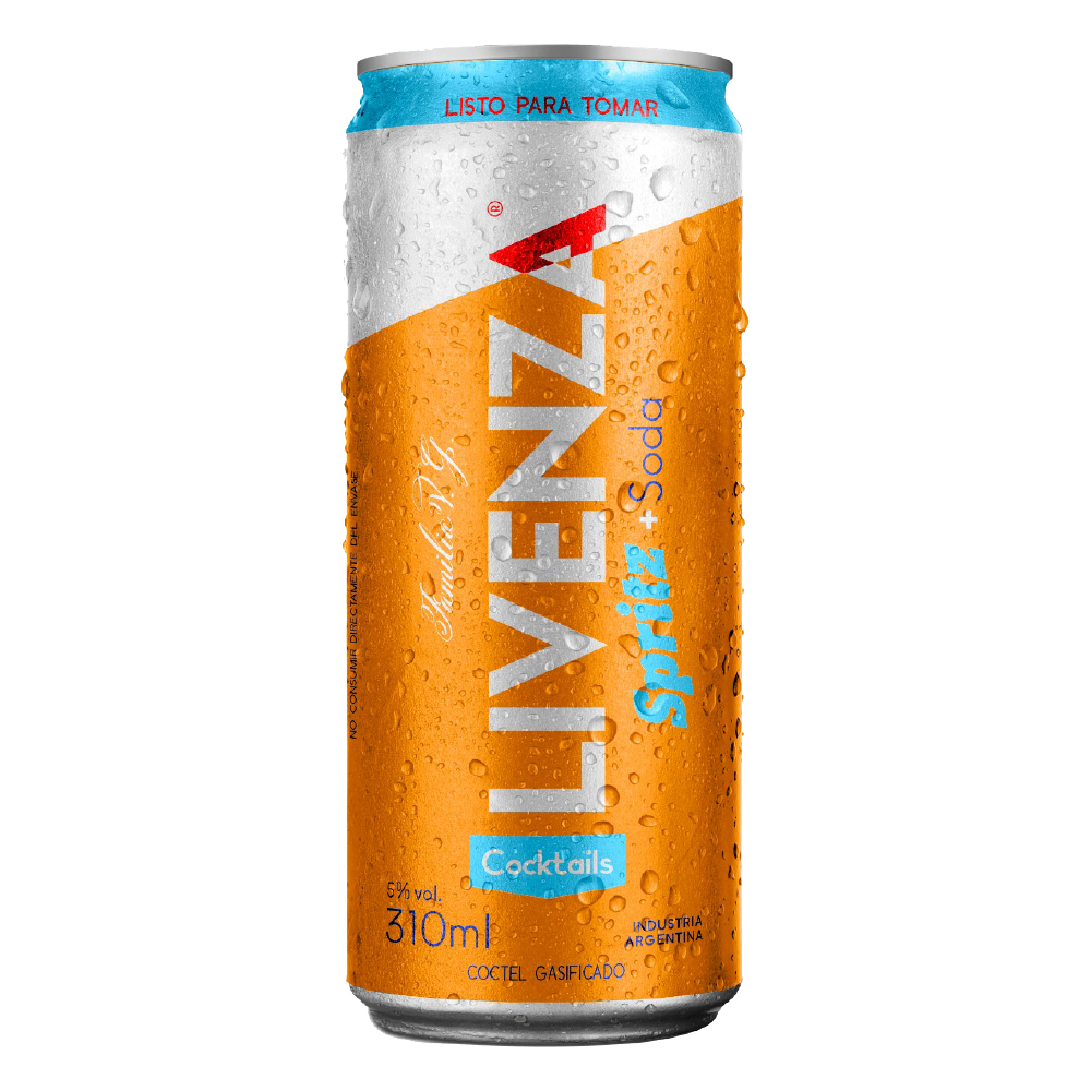 SOUR LIVENZA LATA 310 CC 6 UN COCKTAIL SPRITZ & SODA - 2