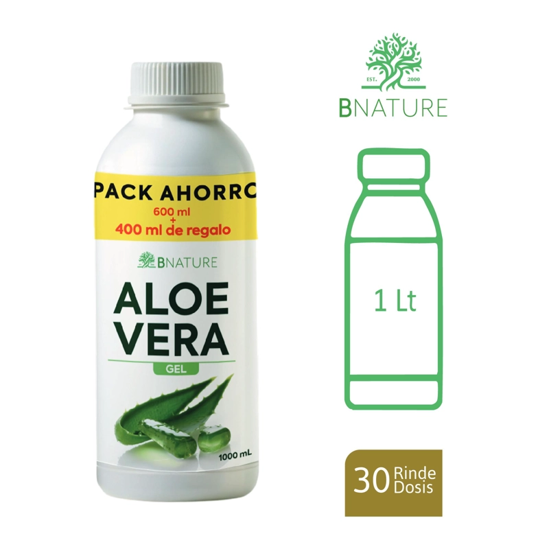 ALOE VERA GEL SUPLEMENTO EN GEL 1 LITRO  B NATURE - 2
