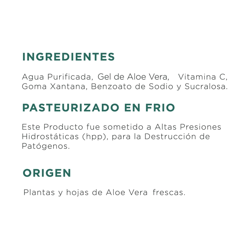 ALOE VERA GEL SUPLEMENTO EN GEL 1 LITRO  B NATURE - 4