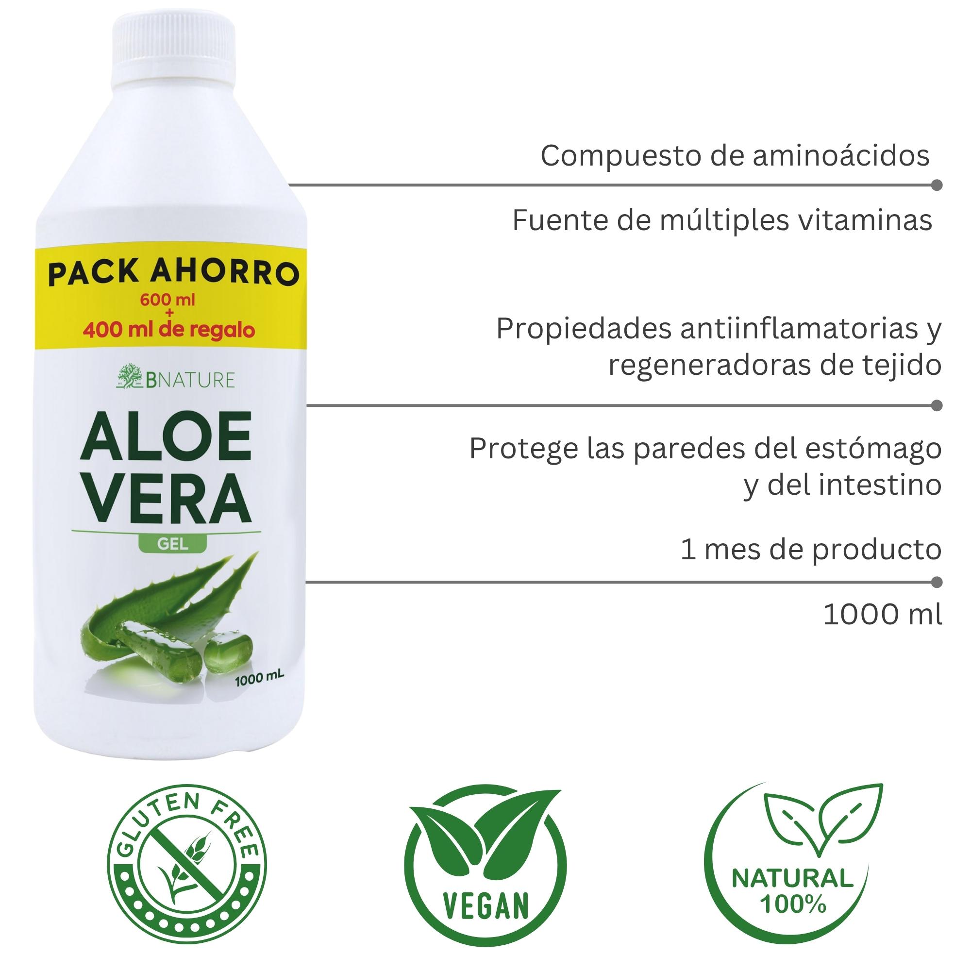 PACK CITRATO DE MAGNESIO 800 MG + ALOE VERA GEL 1L - 6