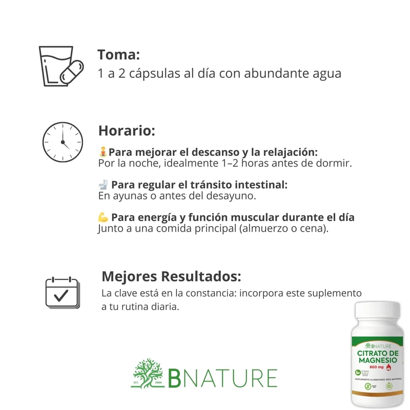 PACK X2 CITRATO DE MAGNESIO ALTA ABSORCION 800MG | 180 CAPS - 4