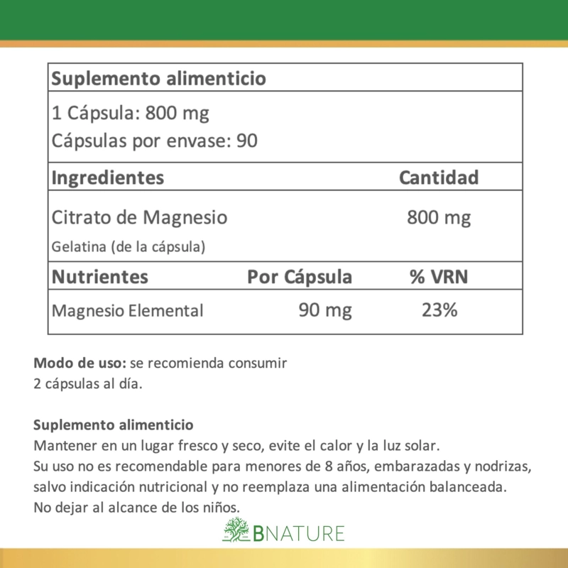PACK X2 CITRATO DE MAGNESIO ALTA ABSORCION 800MG | 180 CAPS - 5