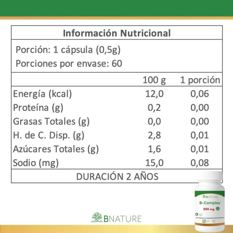 PACK X2 B COMPLEX VITAMINA B | ENERGIA Y METABOLISMO 120 CAP - 4
