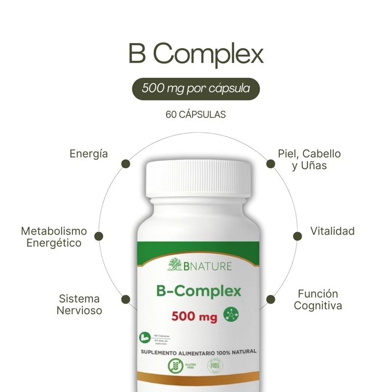 PACK X2 B COMPLEX VITAMINA B | ENERGIA Y METABOLISMO 120 CAP - 6