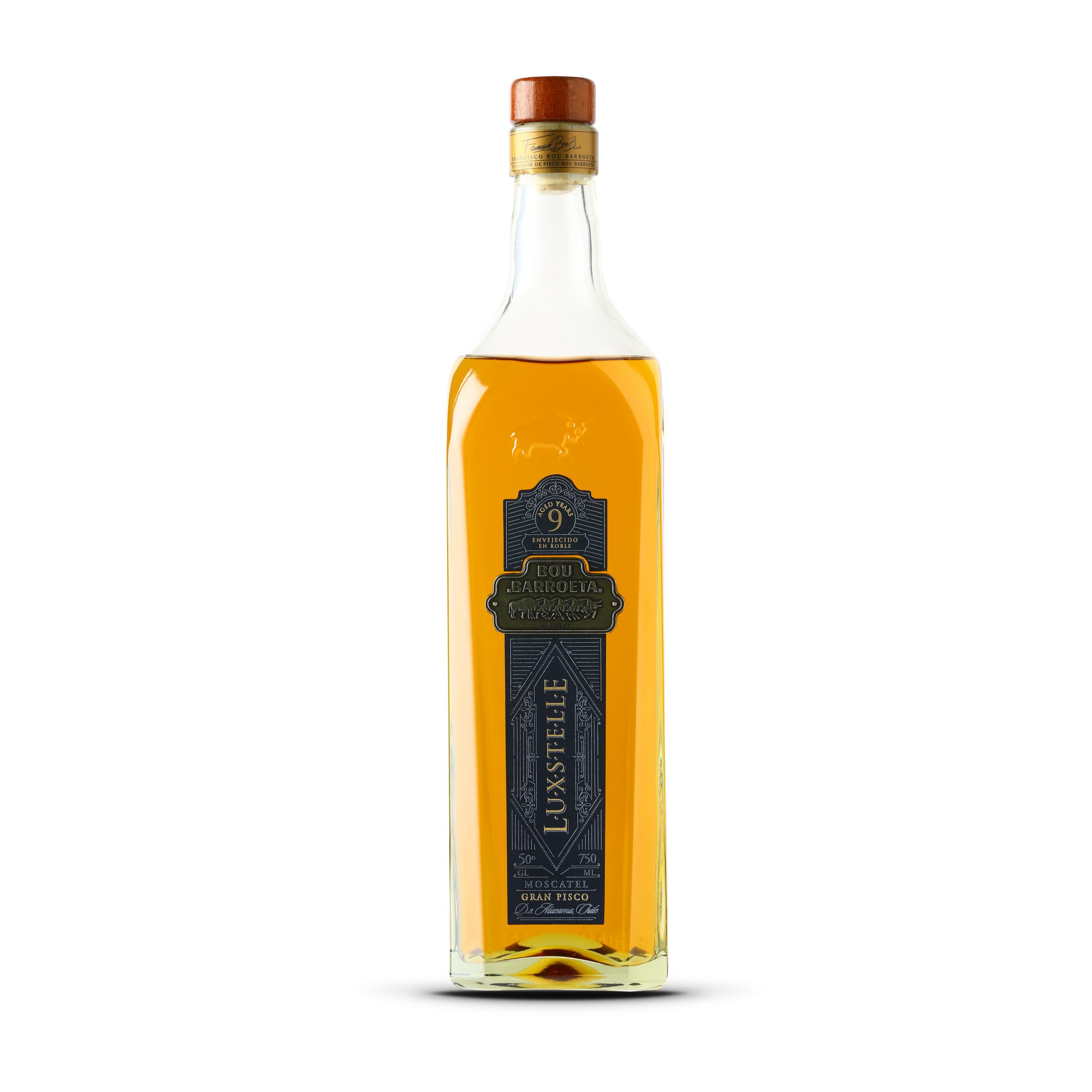 PISCO BOU BARROETA LUXSTELLE 750 ML 40° - 1