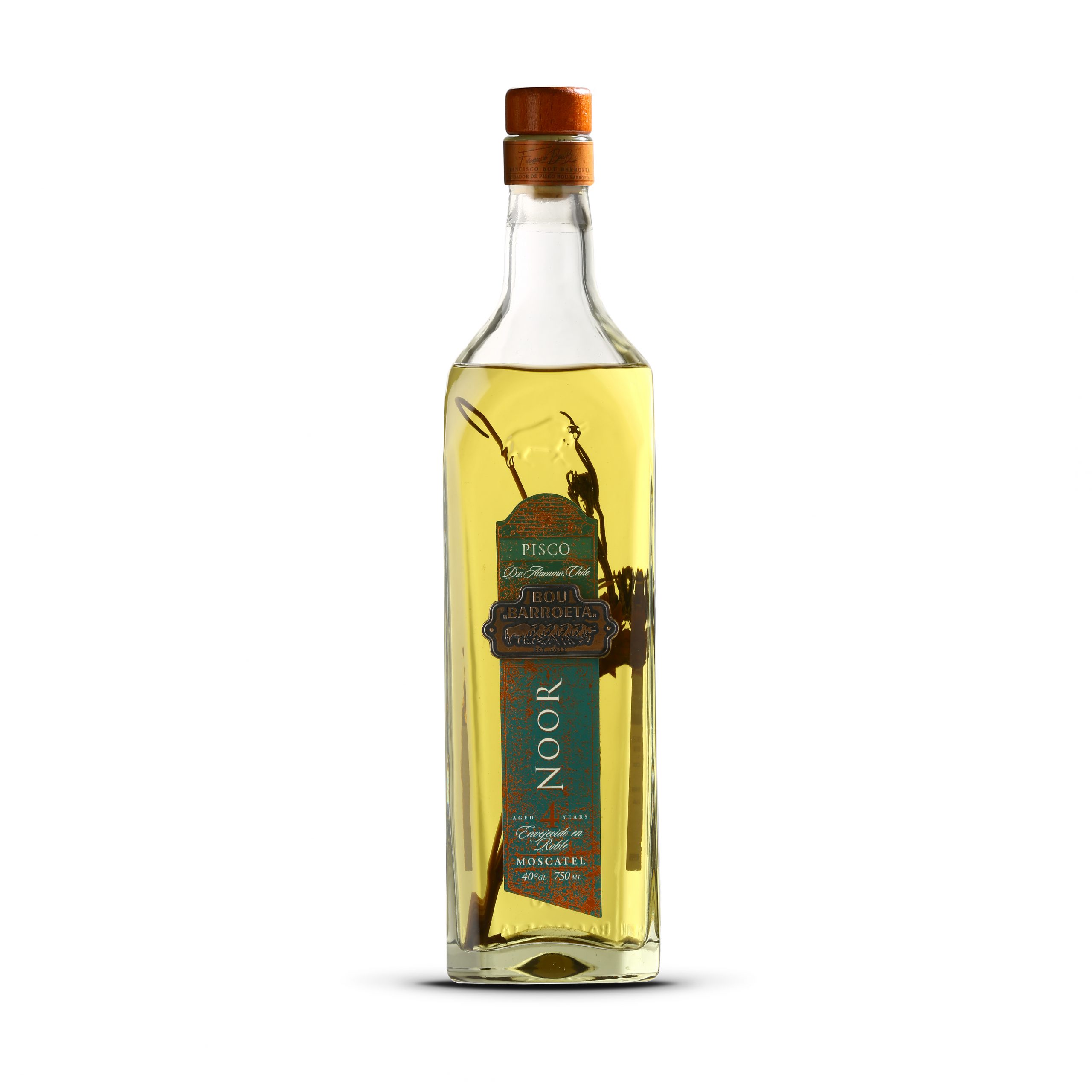 PISCO BOU BARROETA NOOR 750 ML 40° - 1
