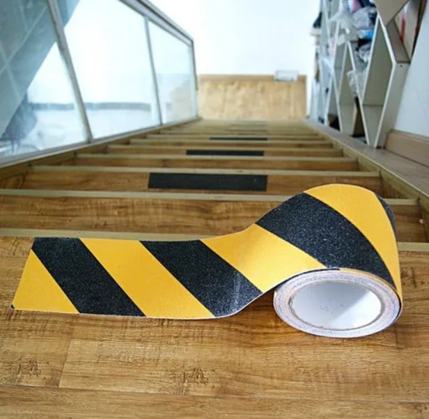 Cinta Antideslizante Amarillo/Negro - 48mm x 18m - 3