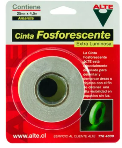CINTA DEMARCATORIA Y SEÑALIZACION FOSFORESCENTE - 1