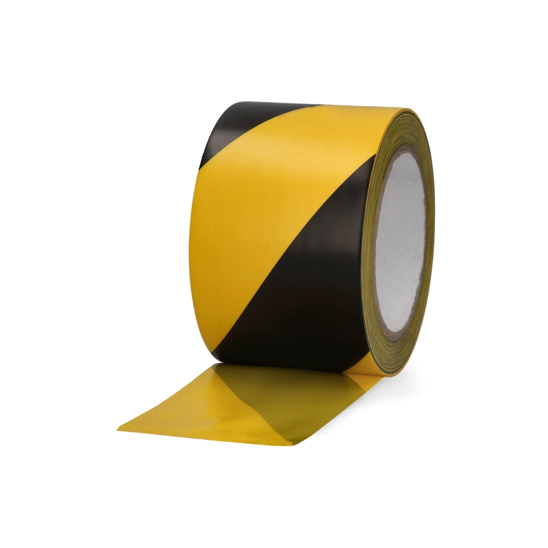 INTA SEÑALIZACIÓN PVC AMARILLO/NEGRO - 75MM X 33 METROS - 1
