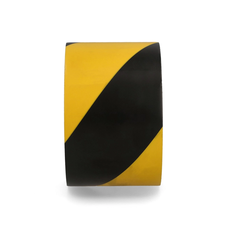 INTA SEÑALIZACIÓN PVC AMARILLO/NEGRO - 75MM X 33 METROS - 4