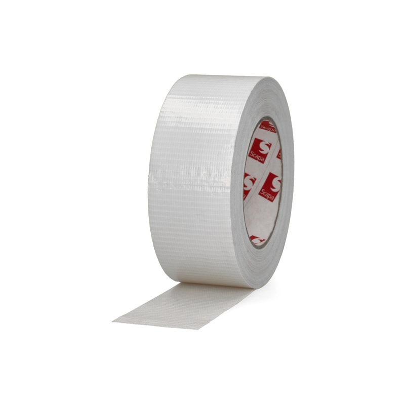 CINTA TELA GAFFER IMPERMEABLE DUCT TAPE BLANCO 50X50 - 1