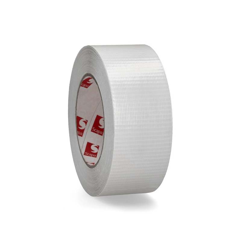 CINTA TELA GAFFER IMPERMEABLE DUCT TAPE BLANCO 50X50 - 3