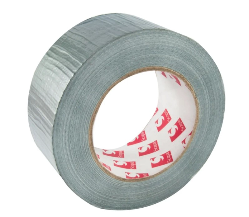 Cinta Tela impermeable Gris - 50mm x 50m DUCT-TAPE GAFFER - 4