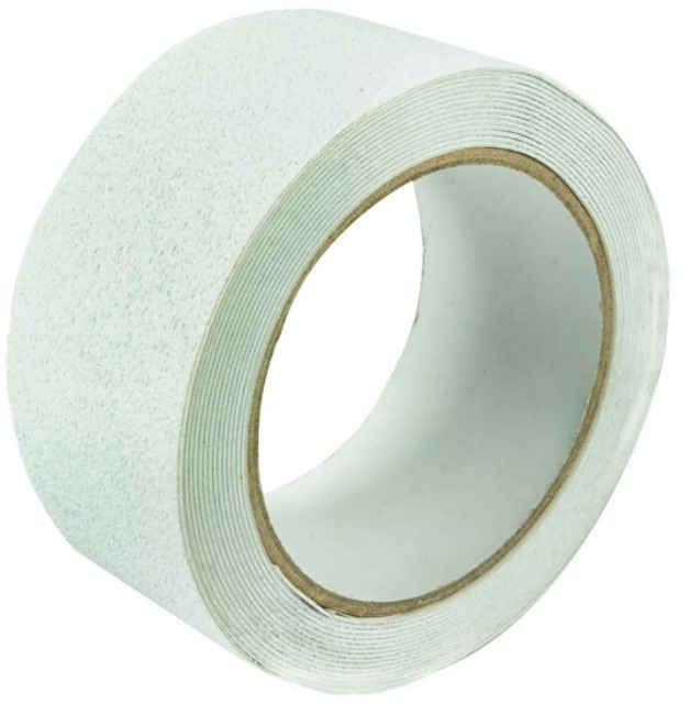 CINTA ANTIDESLIZANTE PVC BLANCA - 48MM X 4.5 METROS - 1