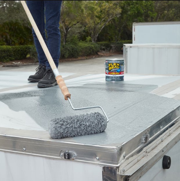 FLEX SEAL LIQUID PINTURA IMPERMEABLE SELLADOR SÚPER RESISTENTE BLANCO - 4