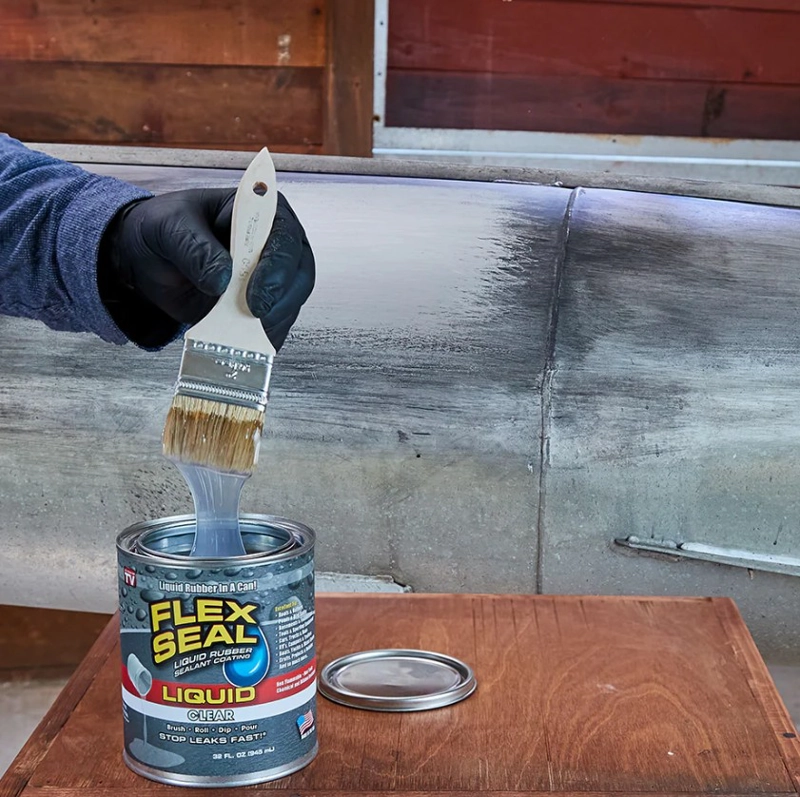 FLEX SEAL LIQUID PINTURA IMPERMEABLE SELLADOR SÚPER RESISTENTE TRANSPARENTE - 7