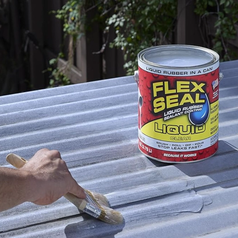 FLEX SEAL LIQUID PINTURA IMPERMEABLE SELLADOR SÚPER RESISTENTE TRANSPARENTE - 8